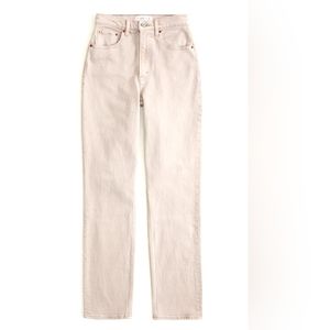 Abercrombie Curve Love 90s Ultra High Rise Straight Jean